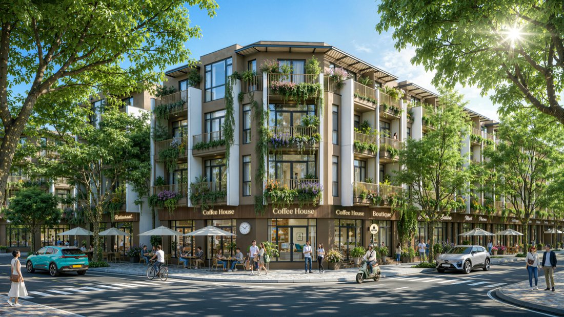Phối cảnh nhà liền kề Vinhomes Sài Gòn Park